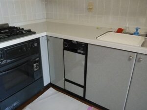 千葉キッチン取付け隊　食洗機の無理やりリフォーム術　施工前